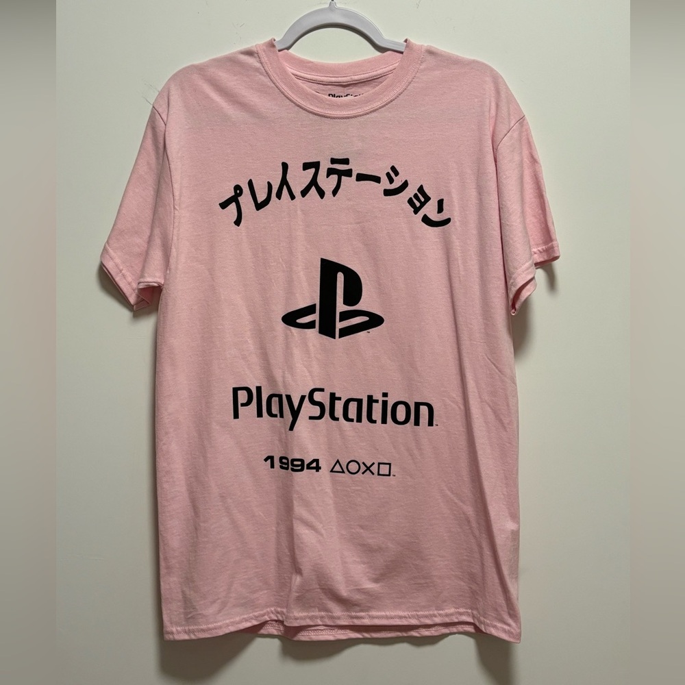 PlayStation 1994 T Shirt Men’s Medium Pink Sony Interactive Entertainment New